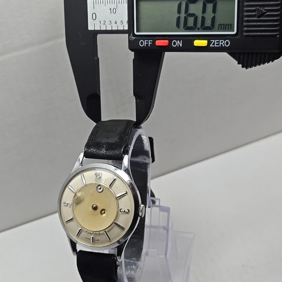 Mens Vintage Polaris Mystery Dial 1960s Manual Wind Watch Runs Read Description - Picture 5 of 16